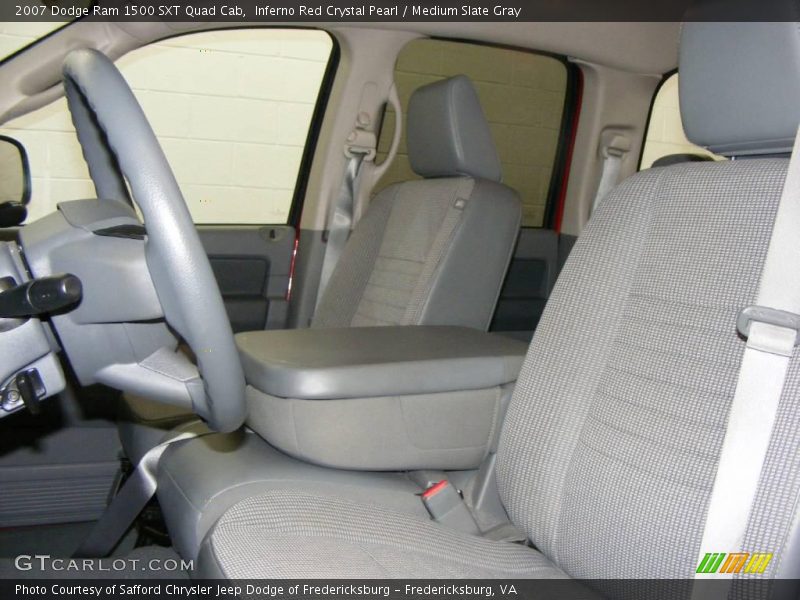Inferno Red Crystal Pearl / Medium Slate Gray 2007 Dodge Ram 1500 SXT Quad Cab