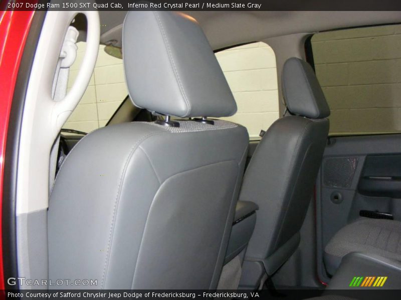 Inferno Red Crystal Pearl / Medium Slate Gray 2007 Dodge Ram 1500 SXT Quad Cab
