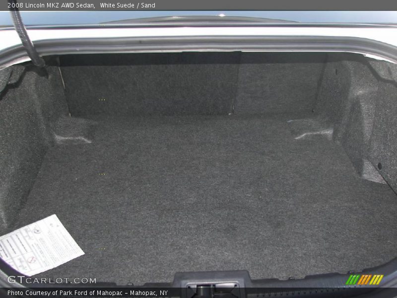 White Suede / Sand 2008 Lincoln MKZ AWD Sedan