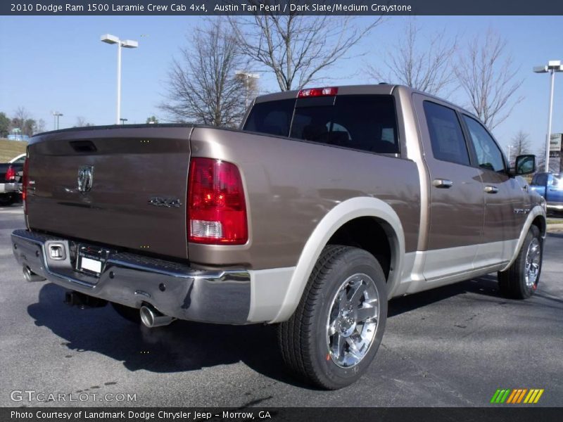 Austin Tan Pearl / Dark Slate/Medium Graystone 2010 Dodge Ram 1500 Laramie Crew Cab 4x4