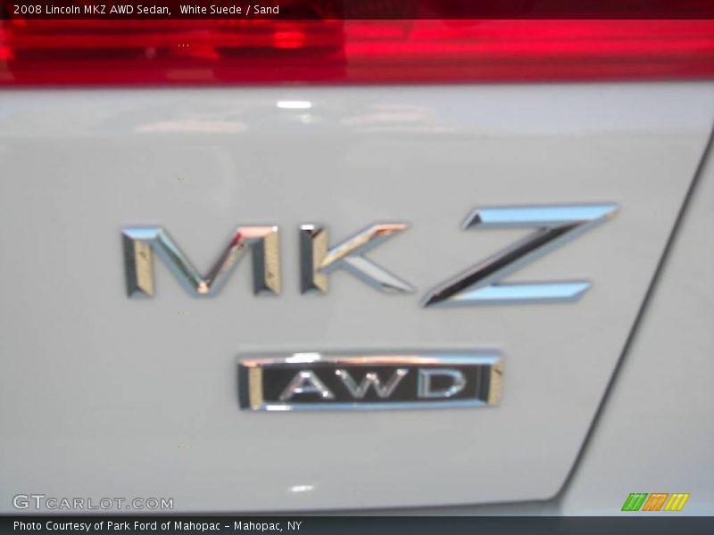 White Suede / Sand 2008 Lincoln MKZ AWD Sedan
