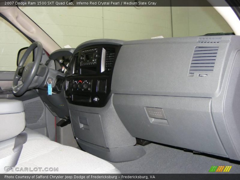 Inferno Red Crystal Pearl / Medium Slate Gray 2007 Dodge Ram 1500 SXT Quad Cab
