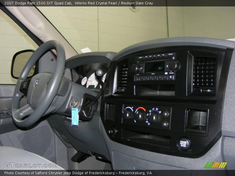 Inferno Red Crystal Pearl / Medium Slate Gray 2007 Dodge Ram 1500 SXT Quad Cab