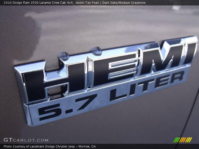 Austin Tan Pearl / Dark Slate/Medium Graystone 2010 Dodge Ram 1500 Laramie Crew Cab 4x4