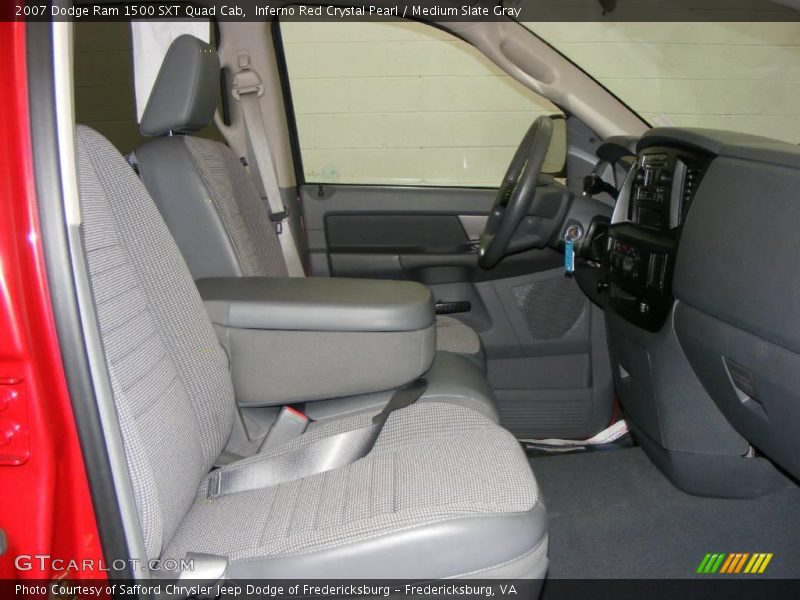 Inferno Red Crystal Pearl / Medium Slate Gray 2007 Dodge Ram 1500 SXT Quad Cab
