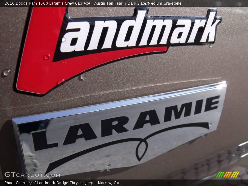 Austin Tan Pearl / Dark Slate/Medium Graystone 2010 Dodge Ram 1500 Laramie Crew Cab 4x4