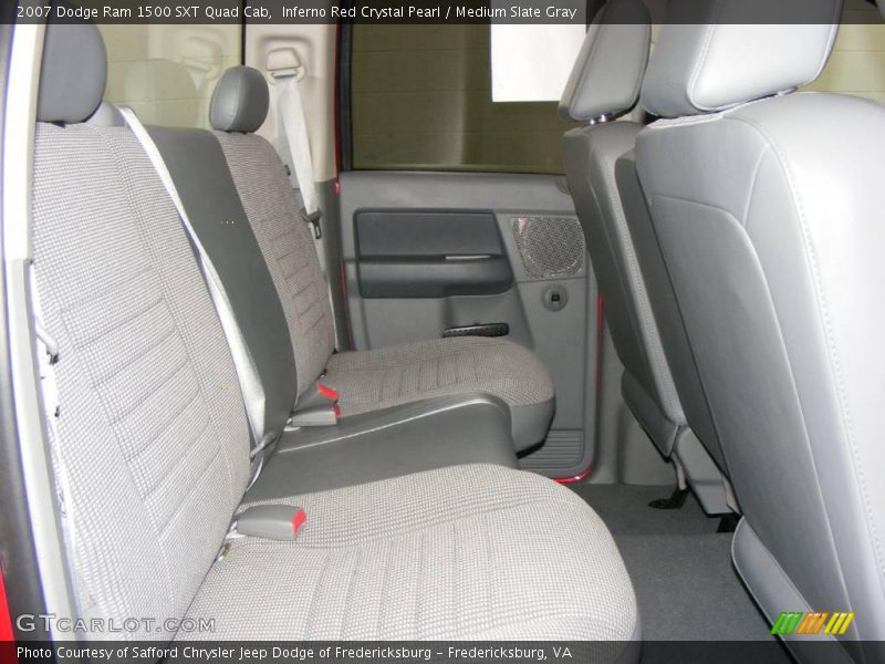 Inferno Red Crystal Pearl / Medium Slate Gray 2007 Dodge Ram 1500 SXT Quad Cab