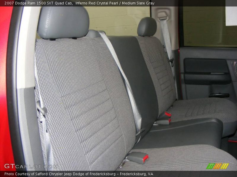 Inferno Red Crystal Pearl / Medium Slate Gray 2007 Dodge Ram 1500 SXT Quad Cab