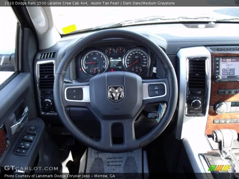 Austin Tan Pearl / Dark Slate/Medium Graystone 2010 Dodge Ram 1500 Laramie Crew Cab 4x4