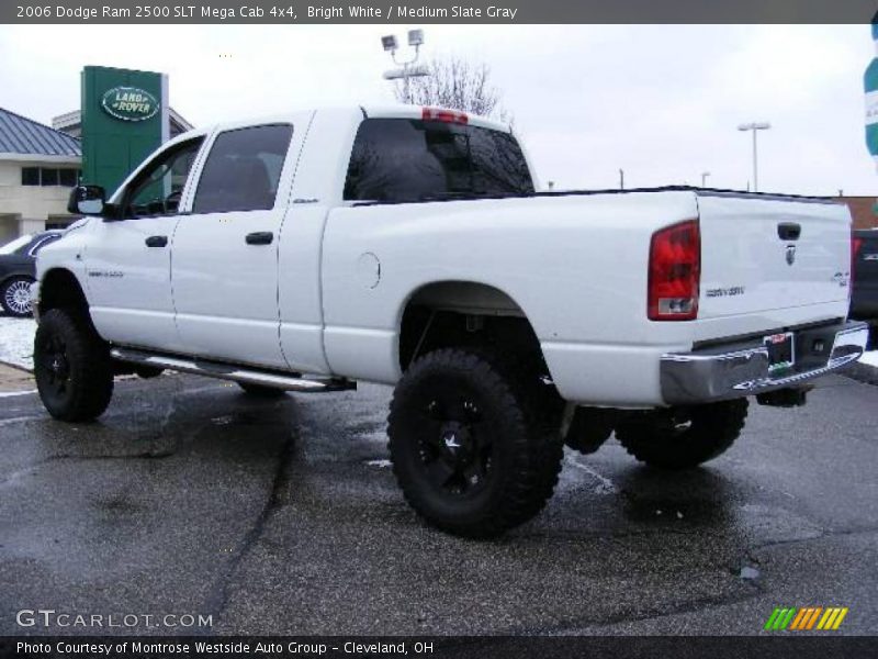 Bright White / Medium Slate Gray 2006 Dodge Ram 2500 SLT Mega Cab 4x4