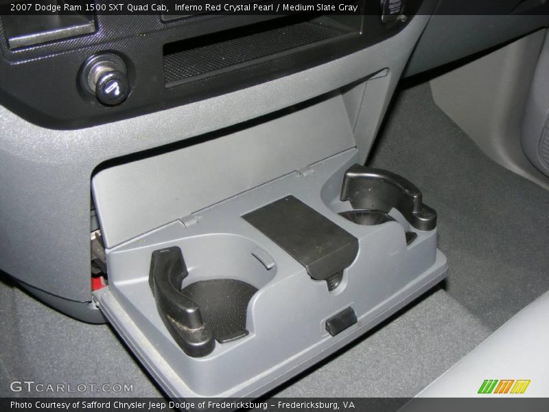 Inferno Red Crystal Pearl / Medium Slate Gray 2007 Dodge Ram 1500 SXT Quad Cab