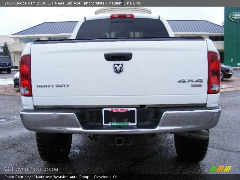Bright White / Medium Slate Gray 2006 Dodge Ram 2500 SLT Mega Cab 4x4