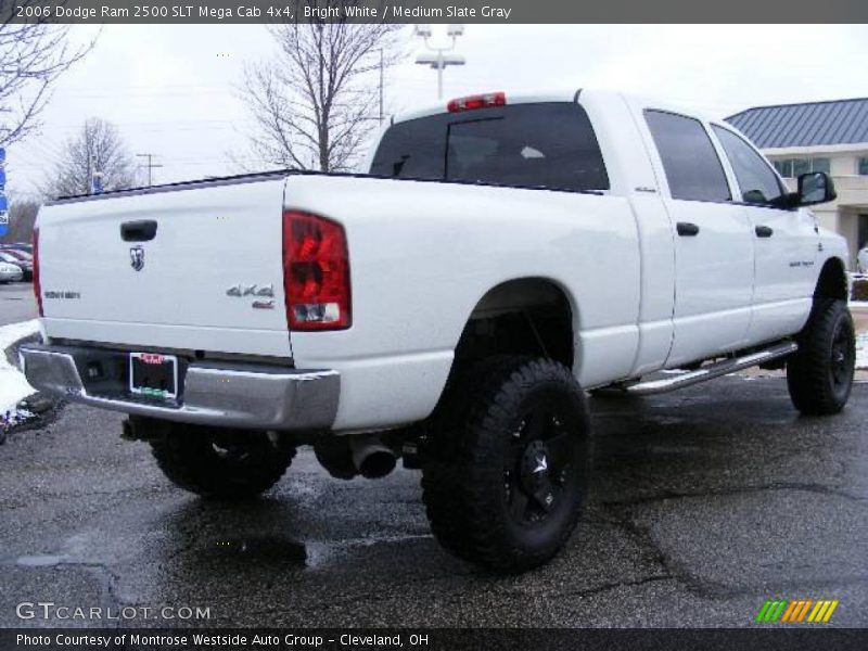 Bright White / Medium Slate Gray 2006 Dodge Ram 2500 SLT Mega Cab 4x4