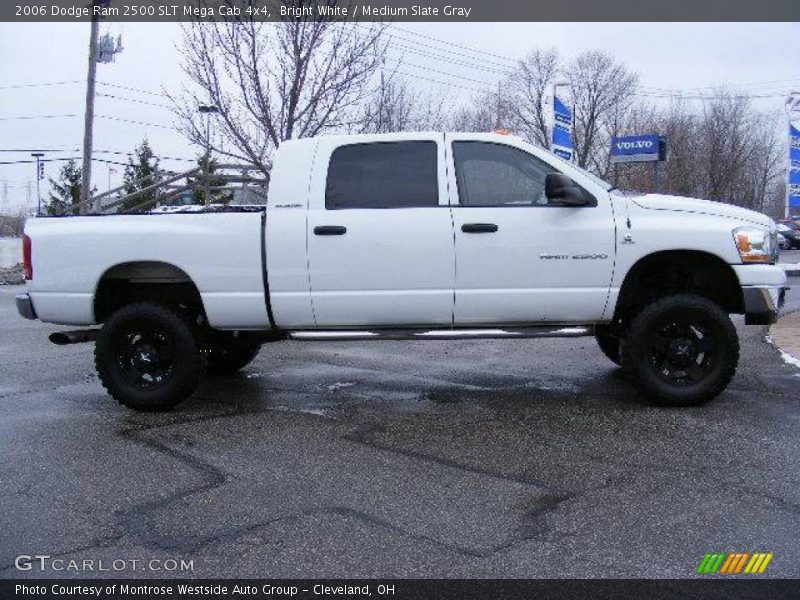 Bright White / Medium Slate Gray 2006 Dodge Ram 2500 SLT Mega Cab 4x4