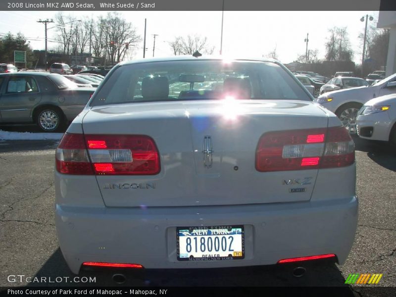 White Suede / Sand 2008 Lincoln MKZ AWD Sedan