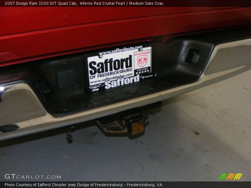 Inferno Red Crystal Pearl / Medium Slate Gray 2007 Dodge Ram 1500 SXT Quad Cab