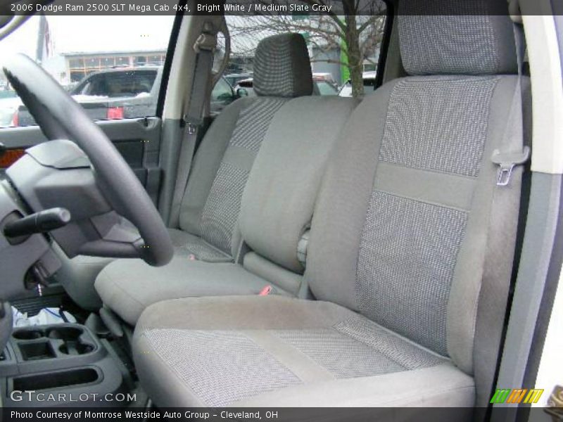 Bright White / Medium Slate Gray 2006 Dodge Ram 2500 SLT Mega Cab 4x4