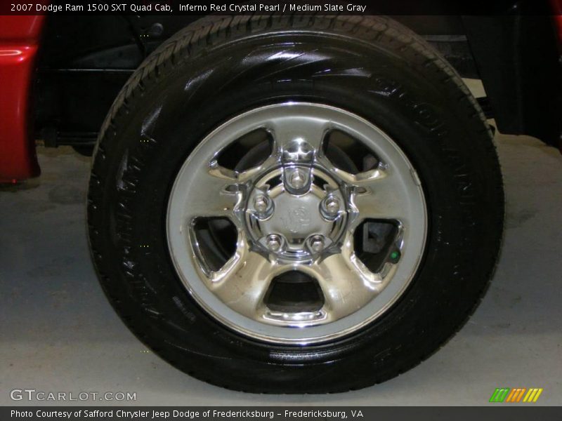 Inferno Red Crystal Pearl / Medium Slate Gray 2007 Dodge Ram 1500 SXT Quad Cab