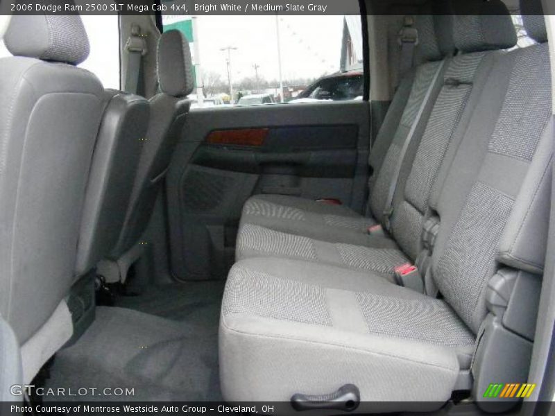 Bright White / Medium Slate Gray 2006 Dodge Ram 2500 SLT Mega Cab 4x4