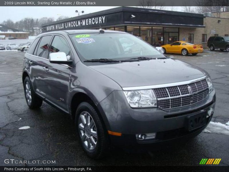 Sterling Grey Metallic / Ebony Black 2009 Lincoln MKX