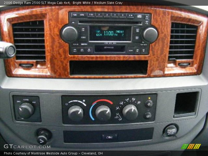 Bright White / Medium Slate Gray 2006 Dodge Ram 2500 SLT Mega Cab 4x4