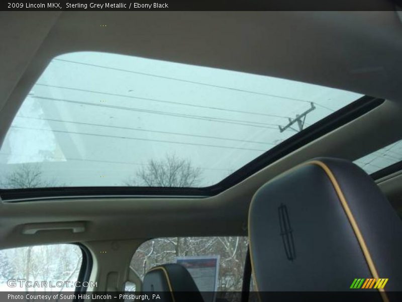 Sunroof of 2009 MKX 