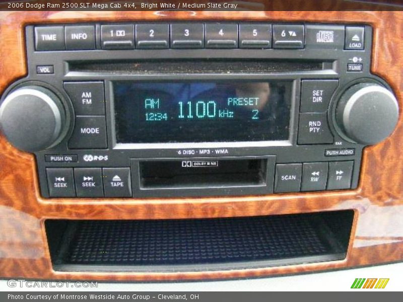 Bright White / Medium Slate Gray 2006 Dodge Ram 2500 SLT Mega Cab 4x4
