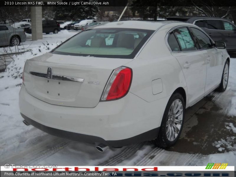 White Suede / Light Camel/Olive Ash 2010 Lincoln MKS FWD