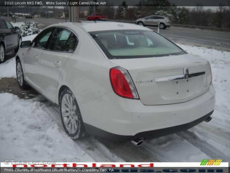 White Suede / Light Camel/Olive Ash 2010 Lincoln MKS FWD