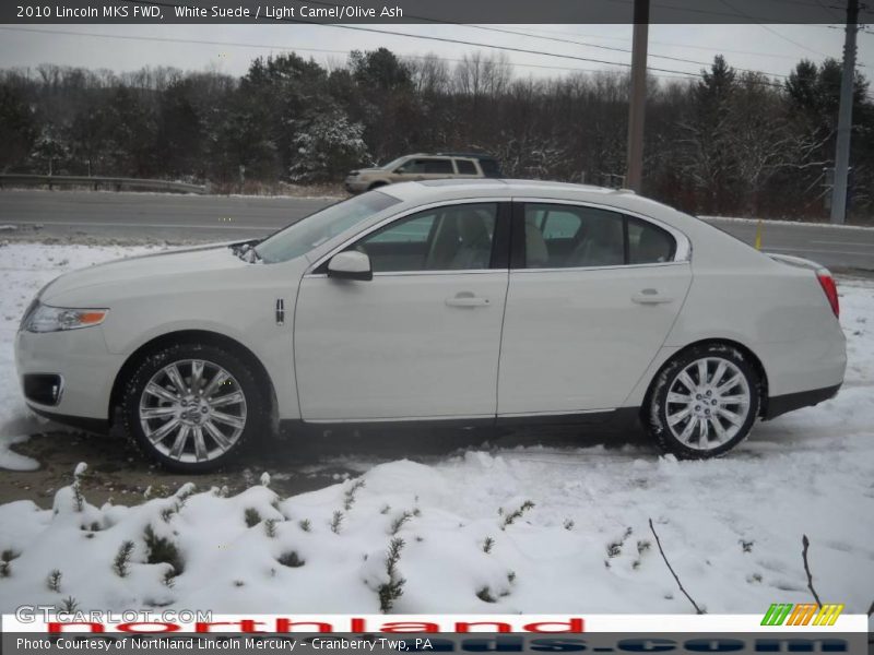 White Suede / Light Camel/Olive Ash 2010 Lincoln MKS FWD