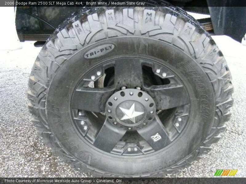 Bright White / Medium Slate Gray 2006 Dodge Ram 2500 SLT Mega Cab 4x4