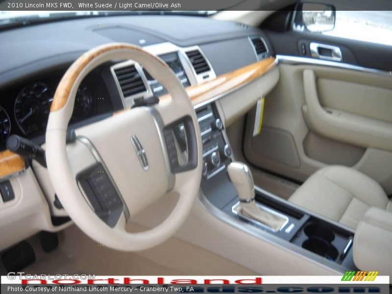 White Suede / Light Camel/Olive Ash 2010 Lincoln MKS FWD