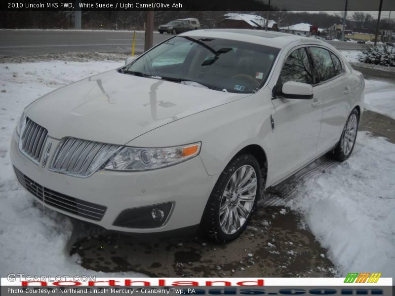 White Suede / Light Camel/Olive Ash 2010 Lincoln MKS FWD