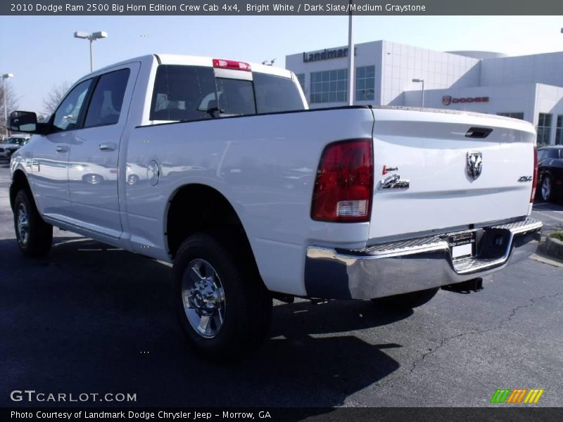 Bright White / Dark Slate/Medium Graystone 2010 Dodge Ram 2500 Big Horn Edition Crew Cab 4x4