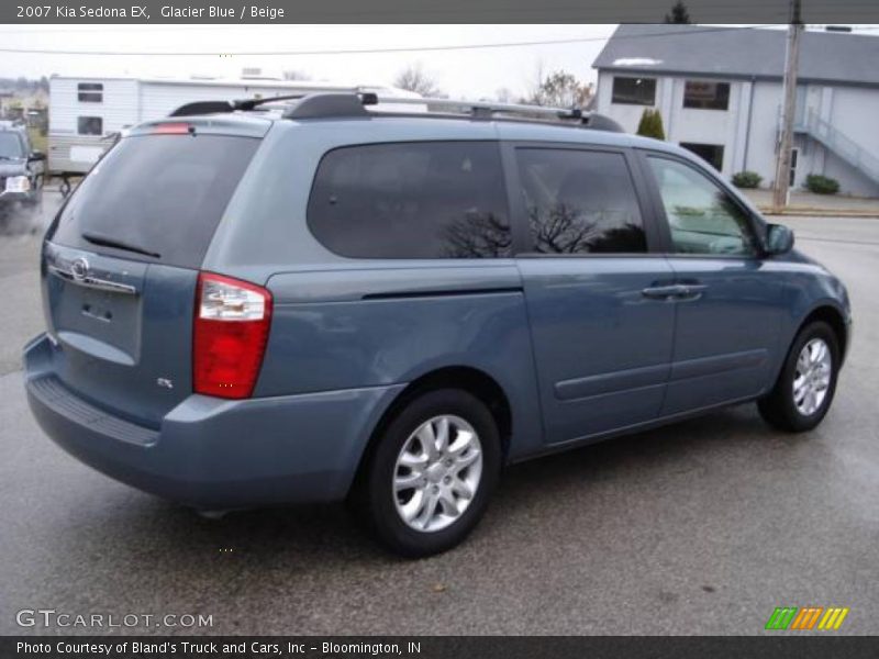 Glacier Blue / Beige 2007 Kia Sedona EX