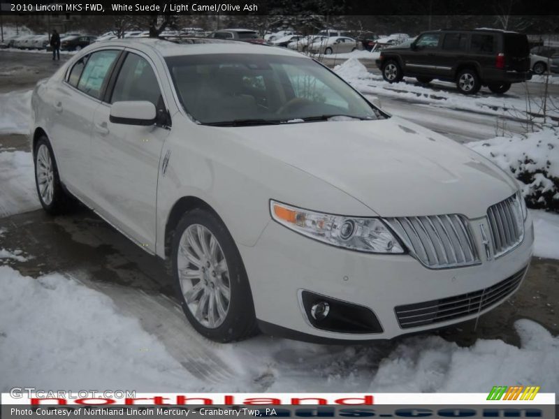 White Suede / Light Camel/Olive Ash 2010 Lincoln MKS FWD