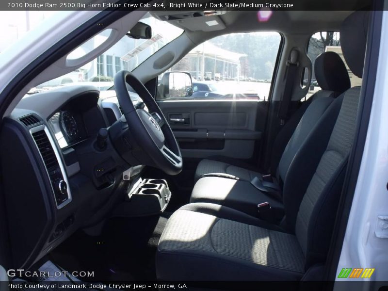 Bright White / Dark Slate/Medium Graystone 2010 Dodge Ram 2500 Big Horn Edition Crew Cab 4x4
