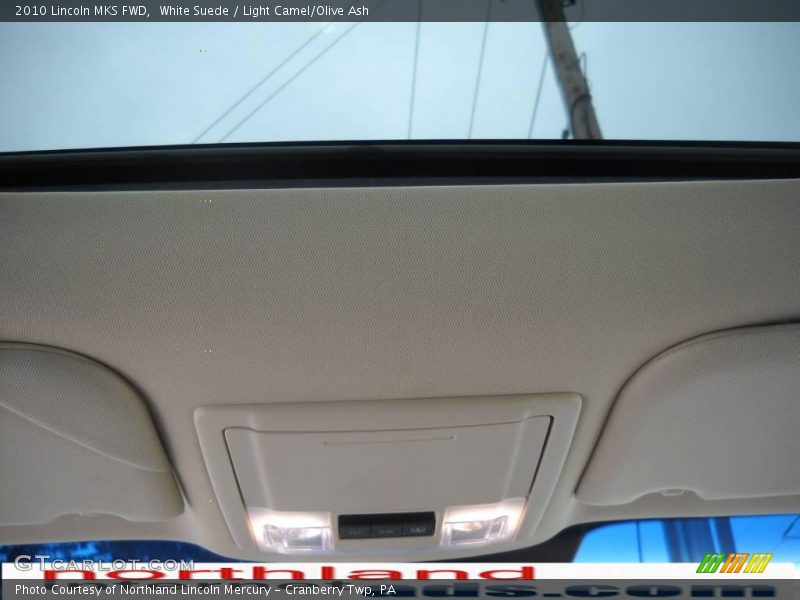 White Suede / Light Camel/Olive Ash 2010 Lincoln MKS FWD