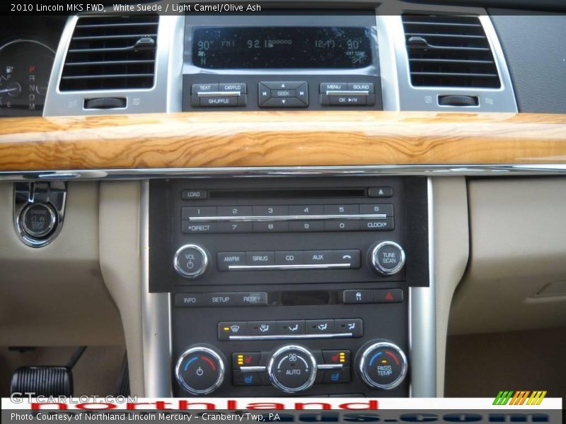 White Suede / Light Camel/Olive Ash 2010 Lincoln MKS FWD