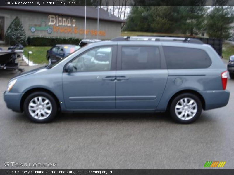 Glacier Blue / Beige 2007 Kia Sedona EX