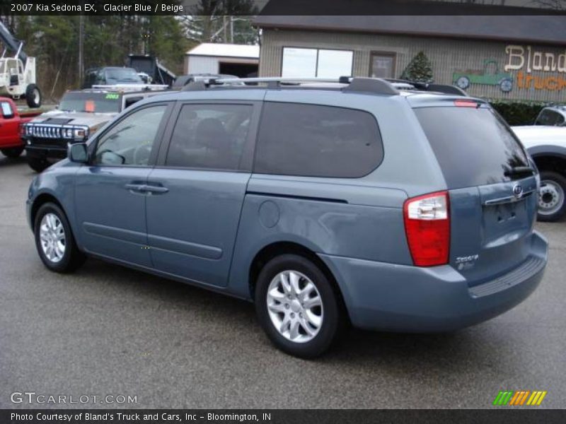 Glacier Blue / Beige 2007 Kia Sedona EX