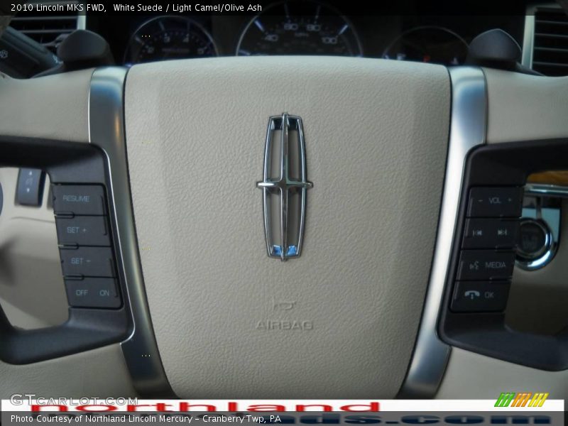 White Suede / Light Camel/Olive Ash 2010 Lincoln MKS FWD