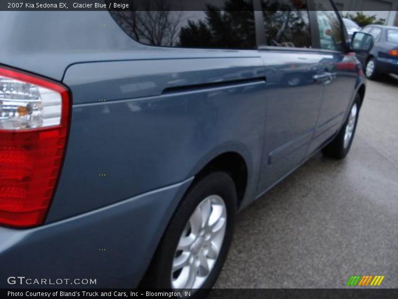 Glacier Blue / Beige 2007 Kia Sedona EX