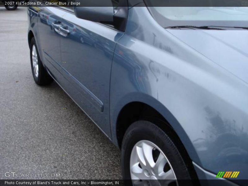 Glacier Blue / Beige 2007 Kia Sedona EX