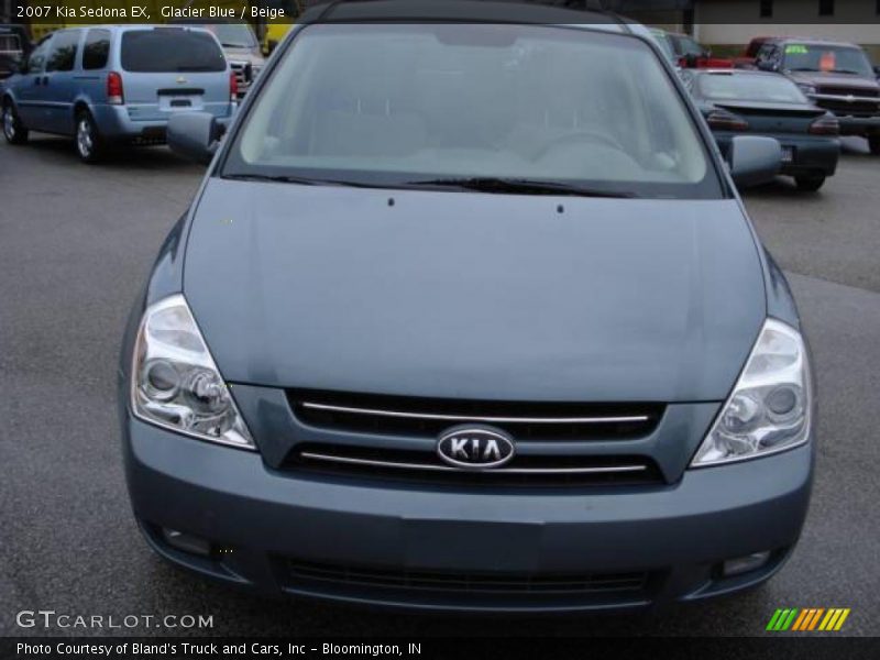 Glacier Blue / Beige 2007 Kia Sedona EX