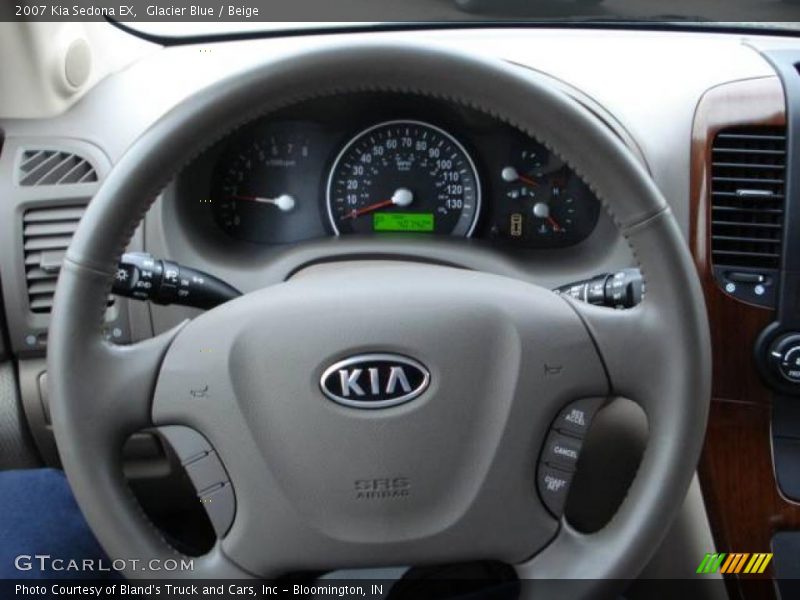 Glacier Blue / Beige 2007 Kia Sedona EX