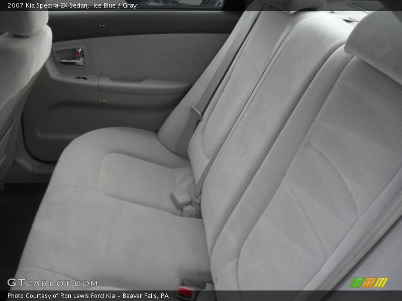 Ice Blue / Gray 2007 Kia Spectra EX Sedan