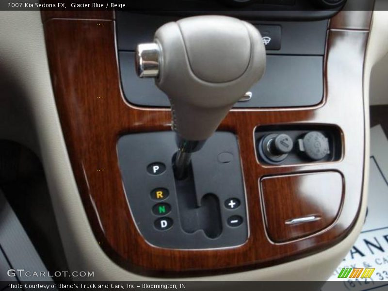 Glacier Blue / Beige 2007 Kia Sedona EX