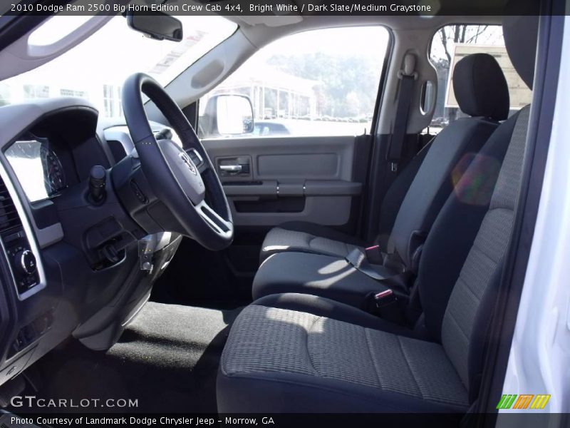 Bright White / Dark Slate/Medium Graystone 2010 Dodge Ram 2500 Big Horn Edition Crew Cab 4x4