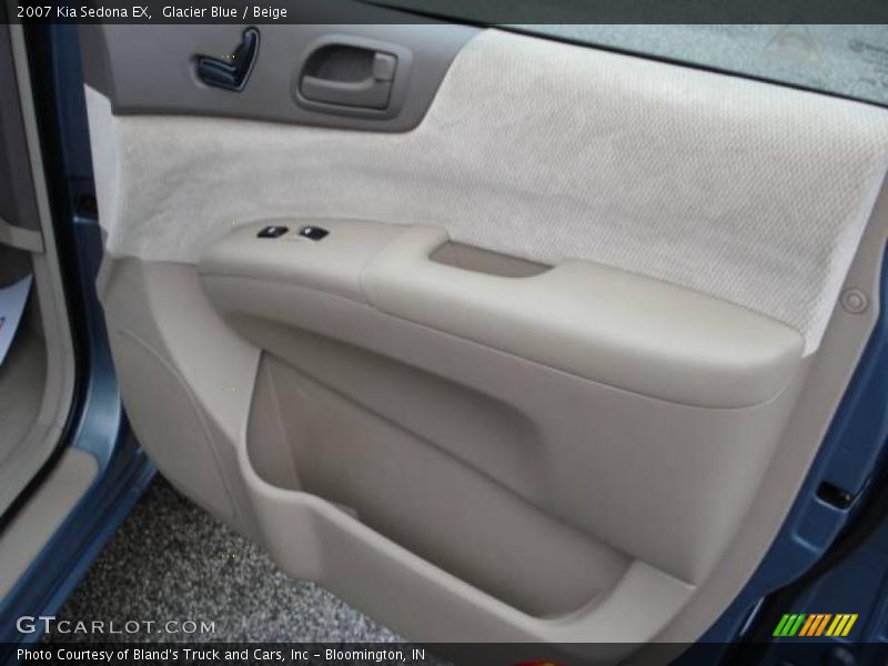 Glacier Blue / Beige 2007 Kia Sedona EX